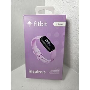 New NIB Fitbit Inspire 3 Health Fitness Tracker Lilac Bliss Inspire3 Band Watch